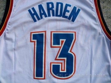 Camiseta Harden #13 Oklahoma City Thunder Blanco